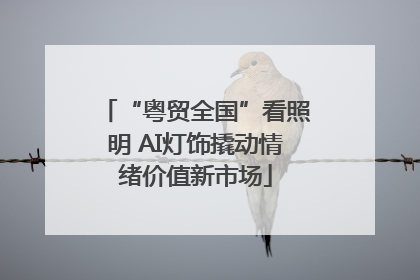 “粤贸全国”看照明 AI灯饰撬动情绪价值新市场