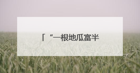 “一根地瓜富半县”的新实践
