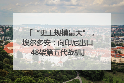 “史上规模最大”，埃尔多安：向印尼出口48架第五代战机