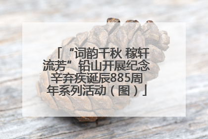 “词韵千秋 稼轩流芳”铅山开展纪念辛弃疾诞辰885周年系列活动（图）