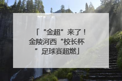 “金超”来了！金陵河西“校长杯”足球赛超燃