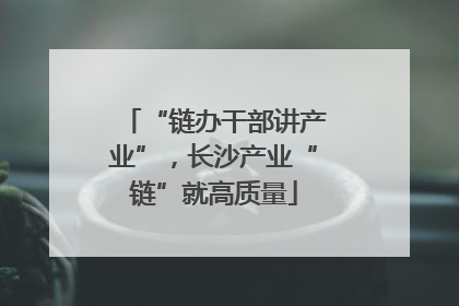 “链办干部讲产业”，长沙产业“链”就高质量