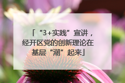“3+实践”宣讲，经开区党的创新理论在基层“潮”起来
