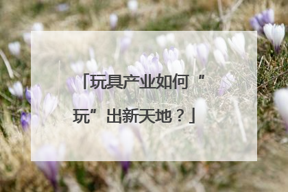 玩具产业如何“玩”出新天地？