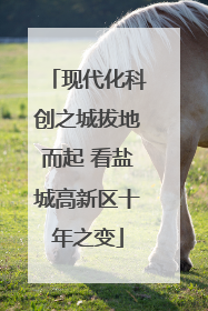 现代化科创之城拔地而起 看盐城高新区十年之变