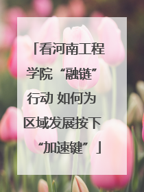看河南工程学院“融链”行动 如何为区域发展按下“加速键”