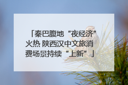 秦巴腹地“夜经济”火热 陕西汉中文旅消费场景持续“上新”