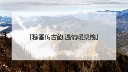 粽香传古韵 温情暖桑榆
