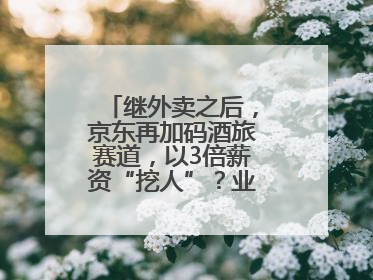 继外卖之后，京东再加码酒旅赛道，以3倍薪资“挖人”？业内人士回应