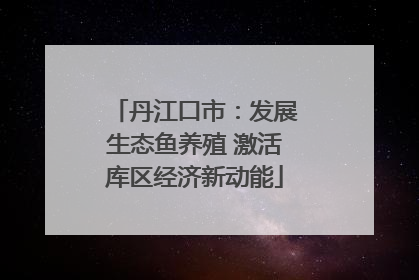 丹江口市：发展生态鱼养殖 激活库区经济新动能
