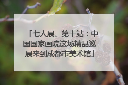 七人展、第十站：中国国家画院这场精品巡展来到成都市美术馆