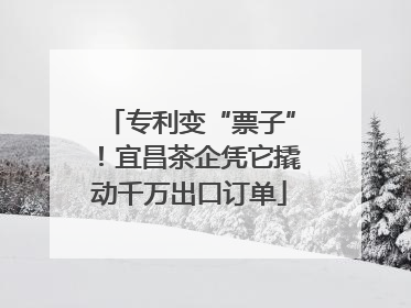 专利变“票子”！宜昌茶企凭它撬动千万出口订单