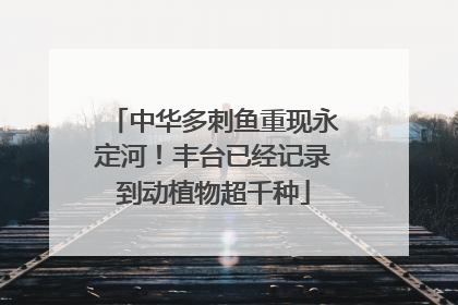 中华多刺鱼重现永定河！丰台已经记录到动植物超千种