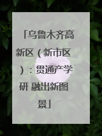 乌鲁木齐高新区（新市区）：贯通产学研 融出新图景