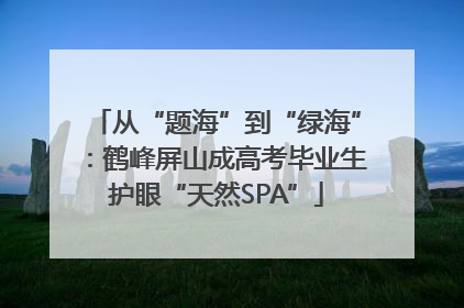 从“题海”到“绿海”：鹤峰屏山成高考毕业生护眼“天然SPA”