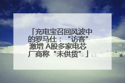 充电宝召回风波中的罗马仕：“访客”激增 A股多家电芯厂商称“未供货”