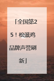 全国第25！松滋鸡品牌声誉刷新