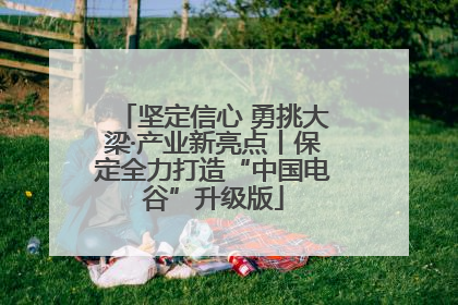 坚定信心 勇挑大梁·产业新亮点丨保定全力打造“中国电谷”升级版