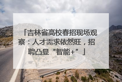吉林省高校春招现场观察：人才需求依然旺，招聘凸显“智能+”
