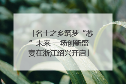 名士之乡筑梦“芯”未来 一场创新盛宴在浙江绍兴开启
