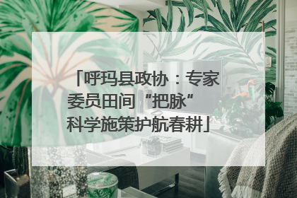 呼玛县政协：专家委员田间“把脉” 科学施策护航春耕