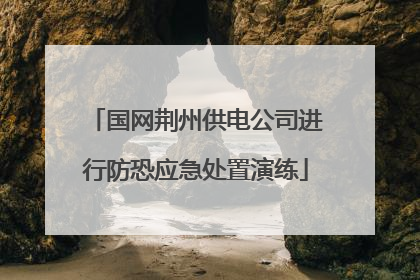 国网荆州供电公司进行防恐应急处置演练
