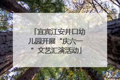 宜宾江安井口幼儿园开展“庆六一”文艺汇演活动