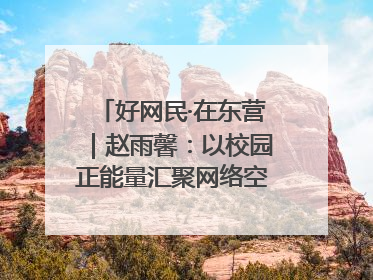好网民·在东营｜赵雨馨：以校园正能量汇聚网络空间大流量
