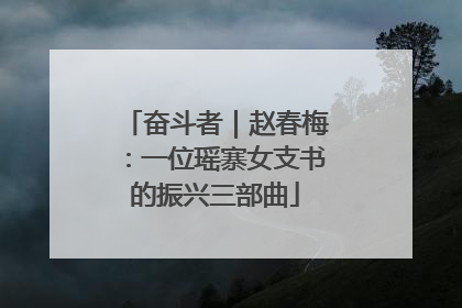 奋斗者｜赵春梅：一位瑶寨女支书的振兴三部曲