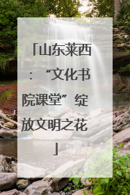 山东莱西：“文化书院课堂”绽放文明之花