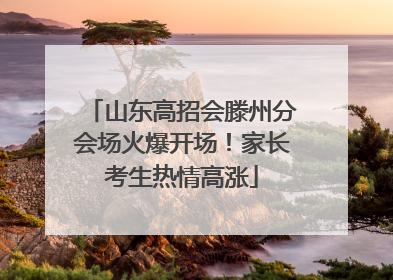 山东高招会滕州分会场火爆开场！家长考生热情高涨