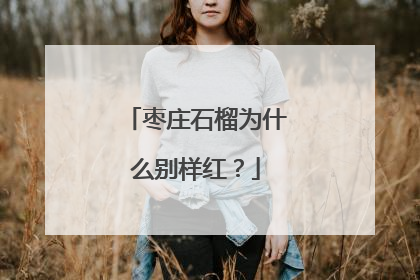 枣庄石榴为什么别样红？