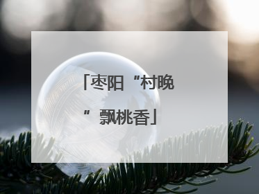 枣阳“村晚”飘桃香