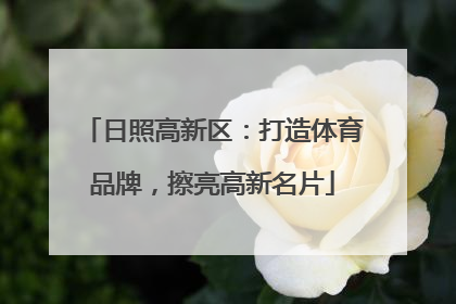 日照高新区：打造体育品牌，擦亮高新名片