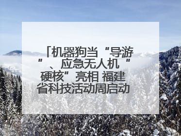 机器狗当“导游”、应急无人机“硬核”亮相 福建省科技活动周启动 百余项特色活动酷炫来袭