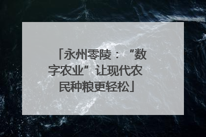 永州零陵：“数字农业”让现代农民种粮更轻松