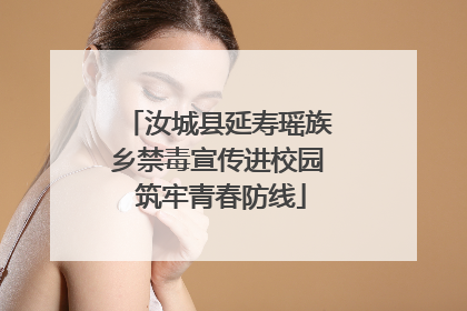 汝城县延寿瑶族乡禁毒宣传进校园 筑牢青春防线