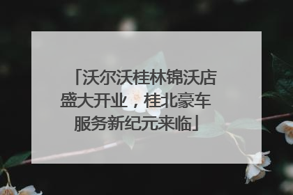 沃尔沃桂林锦沃店盛大开业，桂北豪车服务新纪元来临