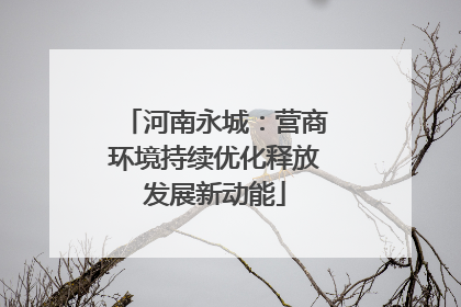 河南永城：营商环境持续优化释放发展新动能