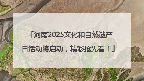河南2025文化和自然遗产日活动将启动，精彩抢先看！