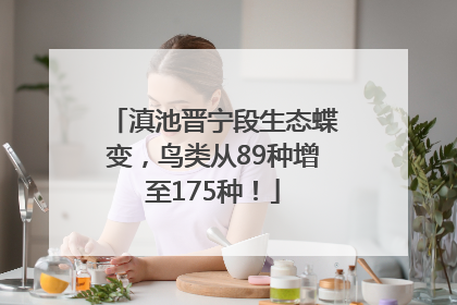 滇池晋宁段生态蝶变，鸟类从89种增至175种！