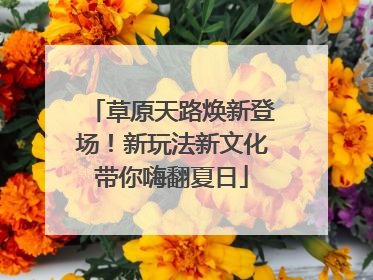 草原天路焕新登场！新玩法新文化带你嗨翻夏日