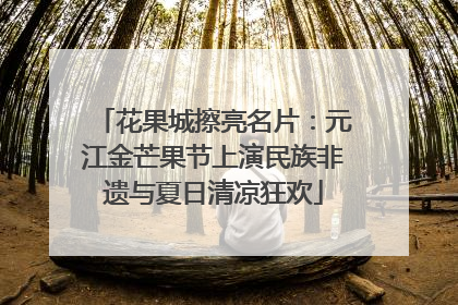 花果城擦亮名片：元江金芒果节上演民族非遗与夏日清凉狂欢