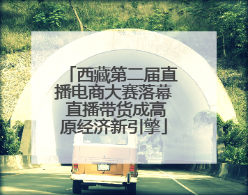 西藏第二届直播电商大赛落幕 直播带货成高原经济新引擎