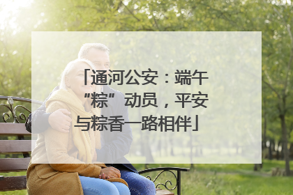 通河公安：端午“粽”动员，平安与粽香一路相伴