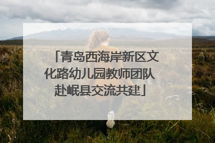 青岛西海岸新区文化路幼儿园教师团队赴岷县交流共建