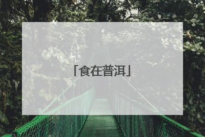 食在普洱