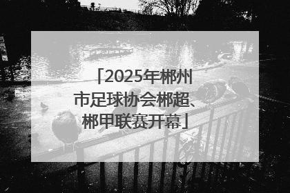 2025年郴州市足球协会郴超、郴甲联赛开幕