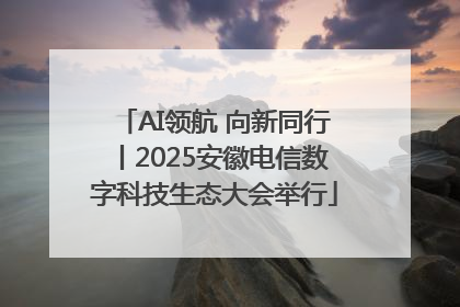 AI领航 向新同行丨2025安徽电信数字科技生态大会举行