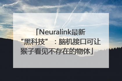 Neuralink最新“黑科技”：脑机接口可让猴子看见不存在的物体
